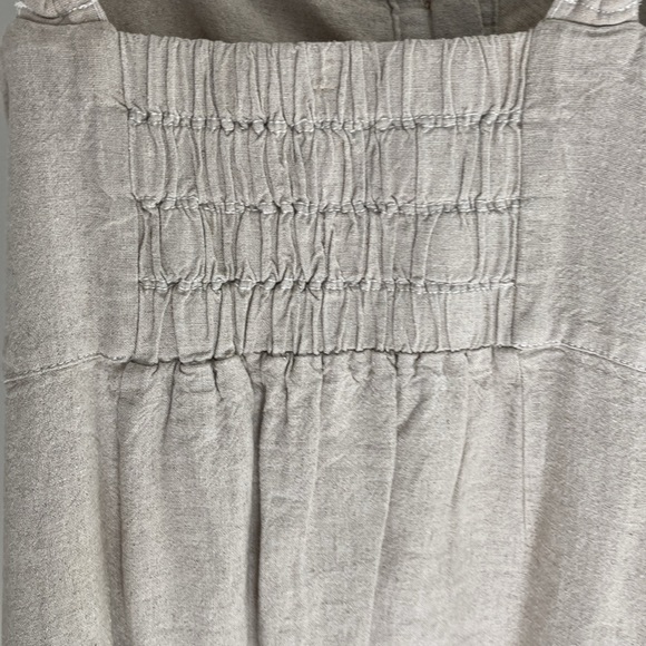 URBAN OUTFITTERS Avalon Button-front Linen Fit & Flare Dress - Picture 5 of 5